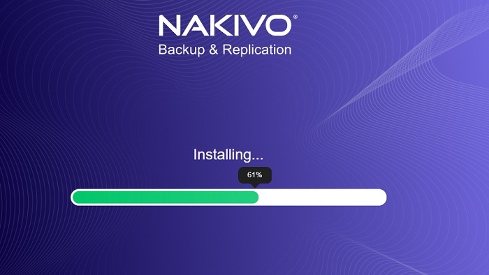 Nakivo Installing