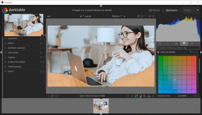 Photo Editing Apps Darktable Color