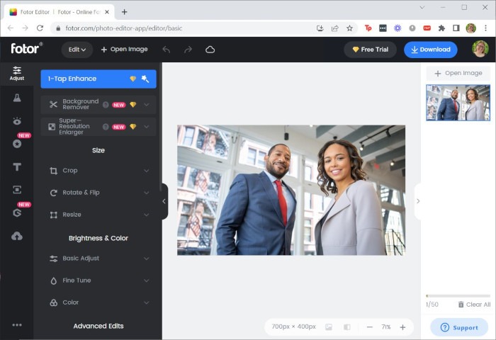 Photo Editing Apps Fotor Main
