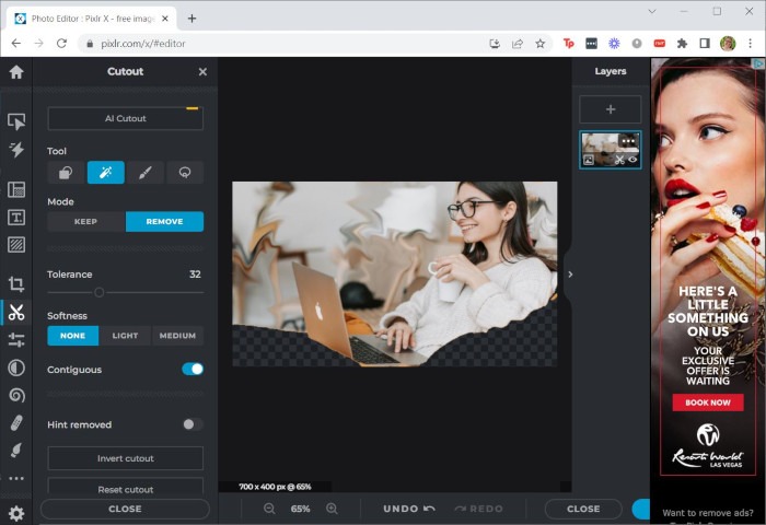 Photo Editing Apps Pixlrx Cutout