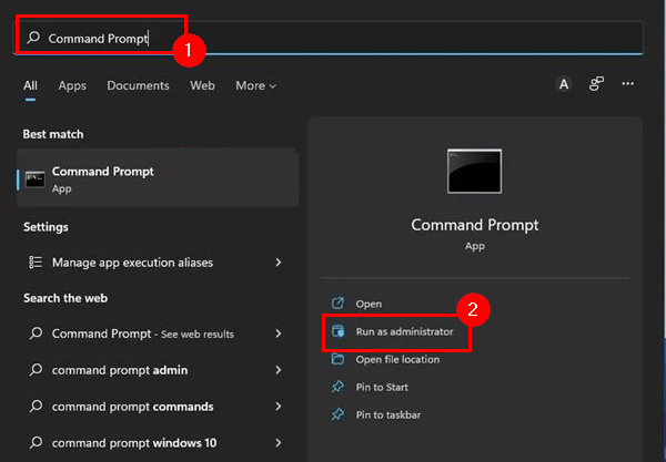 Recycle Bin Open Command Prompt