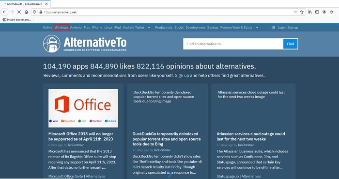 Safe Download Windows Alternativeto