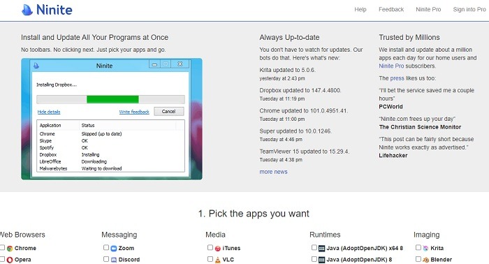 Safe Download Windows Ninite