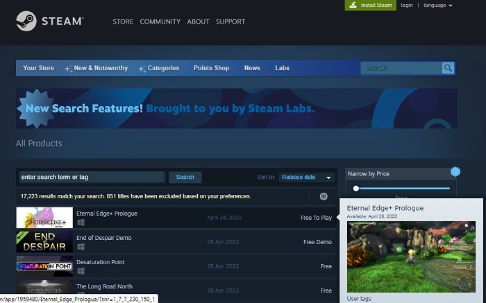 Safe Download Windows Steamlabs