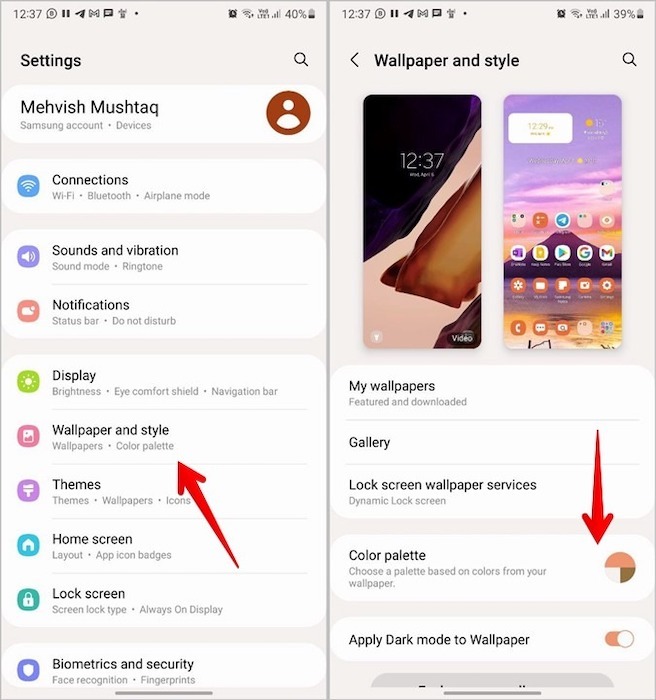 Samsung Keyboard Wallpaper Settings 1