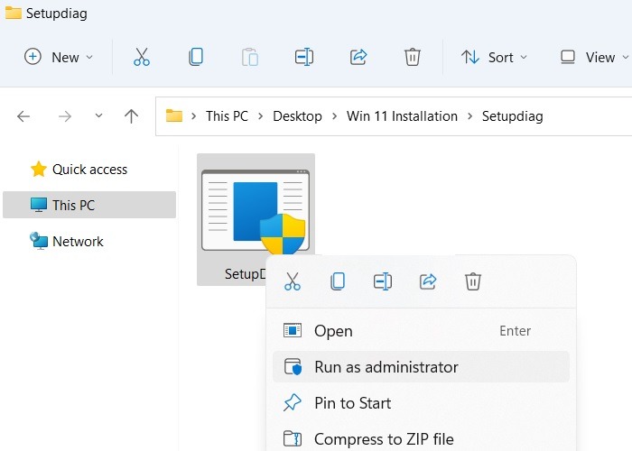 Setupdiag Run As Admin