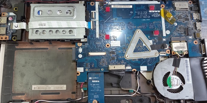 Windows Network Cable Unplugged Laptop Inside Components