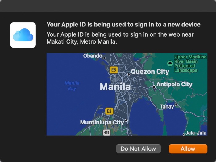 Apple Id Trusted Phone Number Location Prompt
