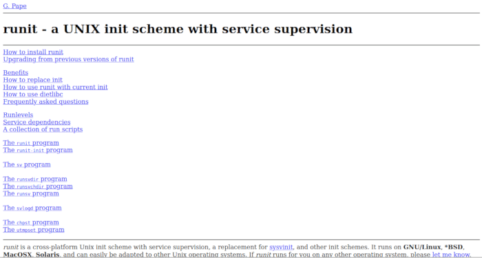 Artix Linux 03 Runit Website