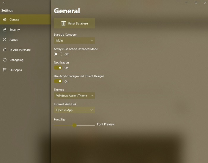 Exploring Ark View's settings