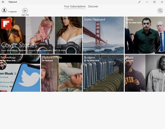 Setting up Flipboard