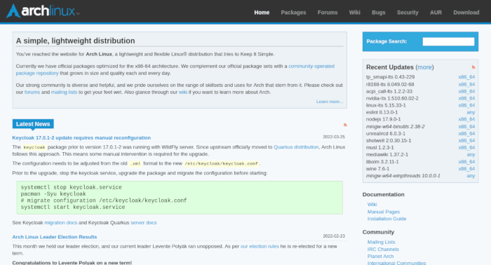 Build Linux Pc 07 Arch Linux Website