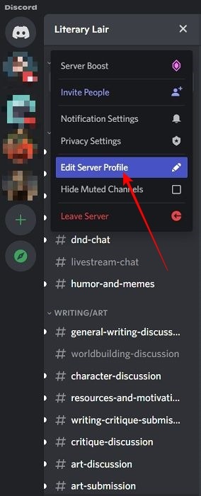 Change Discord Username Edit Server Profile