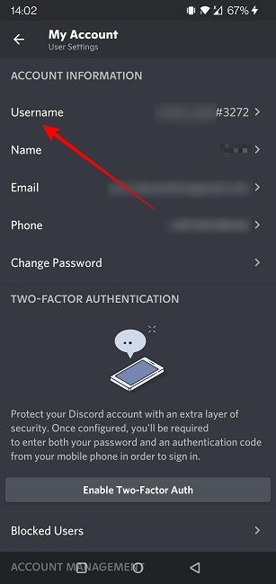 Change Discord Username Mobile New Username