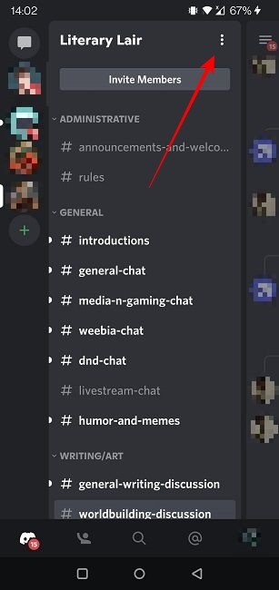 Change Discord Username Mobile Three Dots