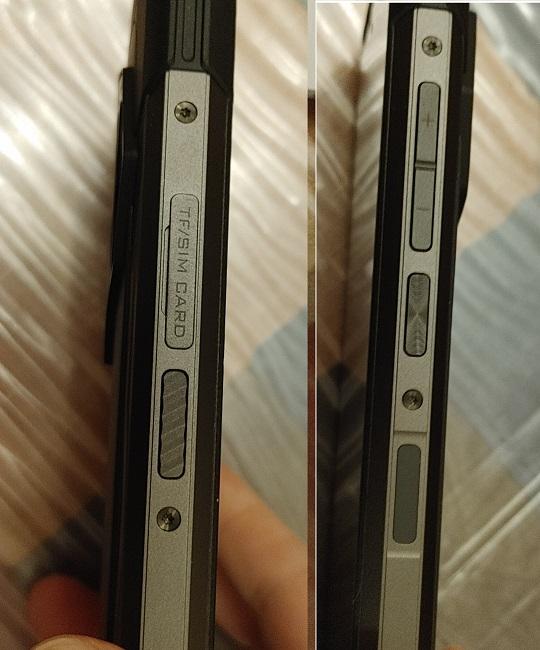 Doogee S98 Smartphone Review Buttons