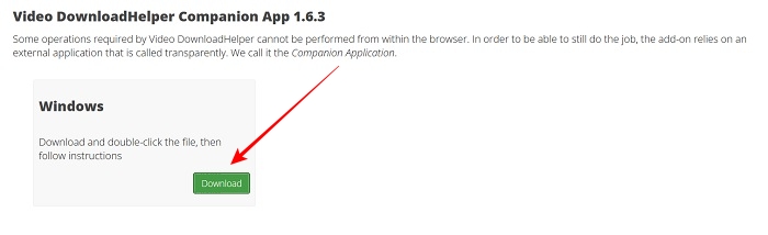 Download Video Downloadhelper Companion App