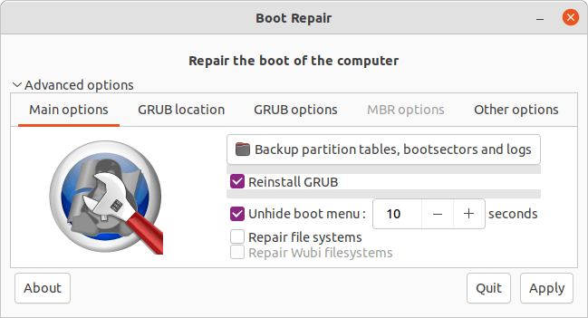 Fix Windows Mbr 17 Boot Repair Advanced