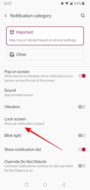 Hide Notifications Lockscreen Oneplus Disable Lockscreen