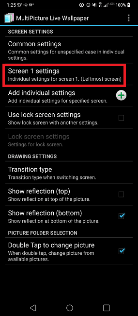 How To Add A Different Wallpaper To Each Android Home Screen Screen One Settings