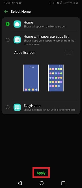 How To Assign A Home Screen On Android Home Type