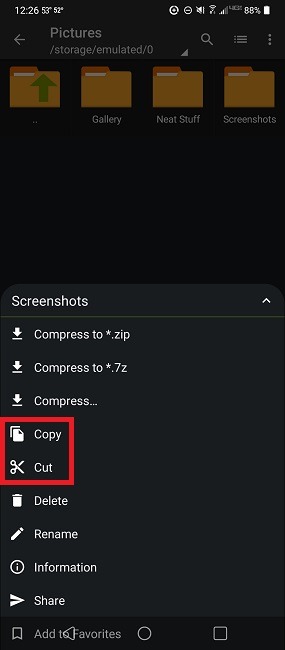 How To Compress And Extract Files On Android Using Zarchiver Copy