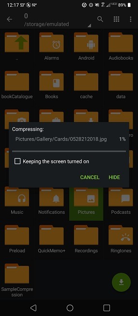 How To Compress And Extract Files On Android Using Zarchiver Wait