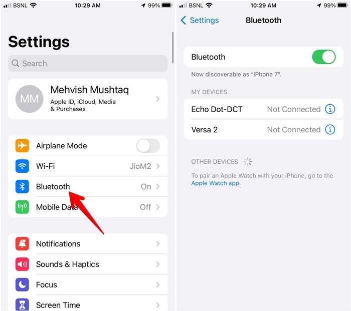 Iphone Bluetooth Turn Off