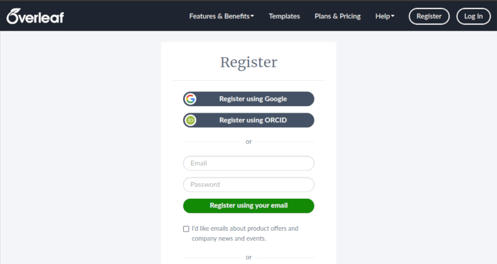 Latex Editors Linux 17 Register Overleaf
