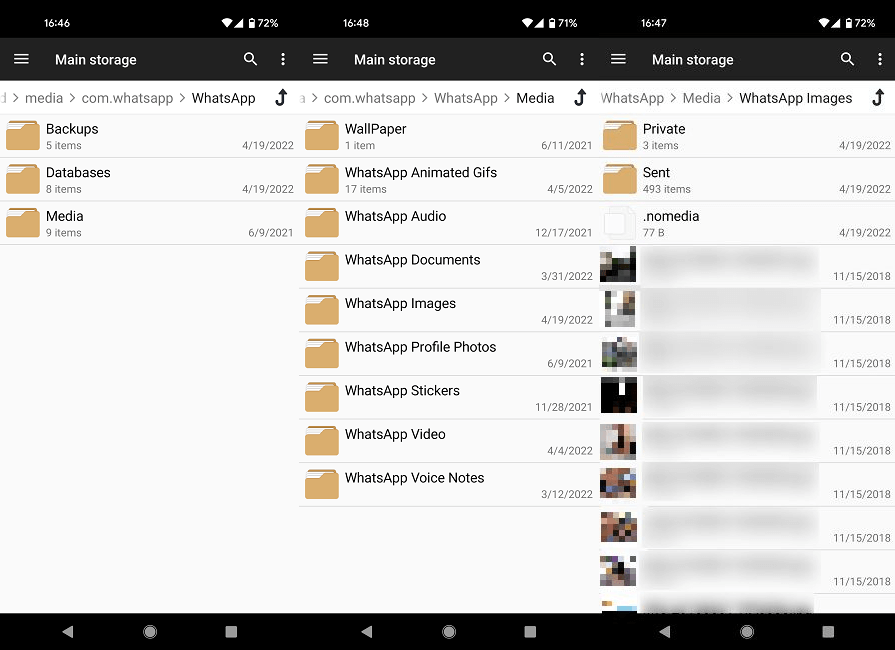 Prevent Whatsapp Saving Images Android File Manager