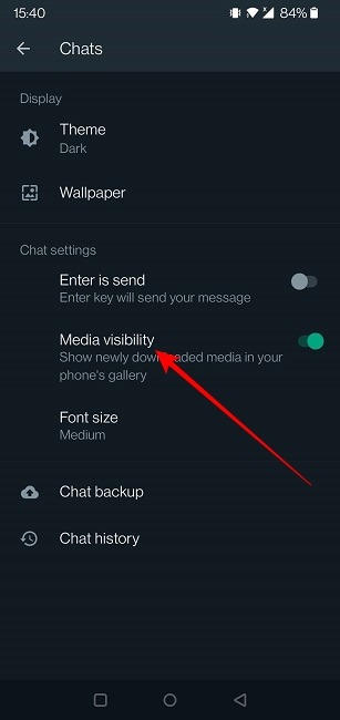 Prevent Whatsapp Saving Images Android Media Visibility