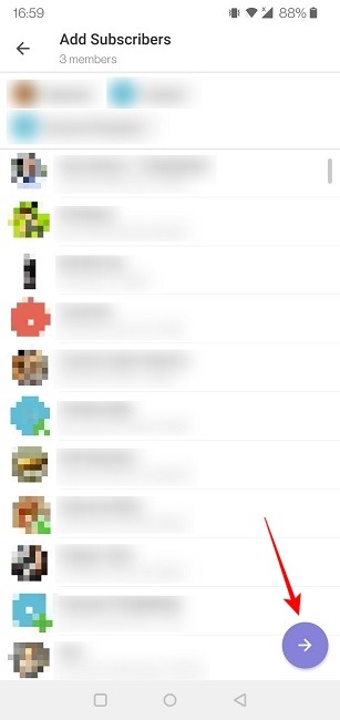 Telegram Channel Mobile Add Subscribers