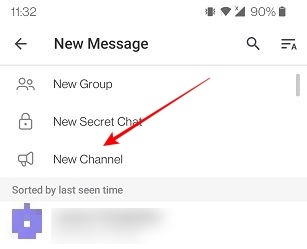 Telegram Channel New Channel