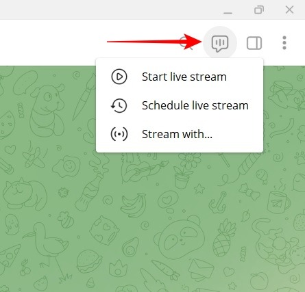 Telegram Channel Pc Stream Icon