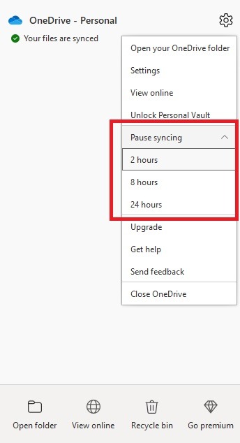Troubleshooting Onedrive Sync Issues Pause Sync