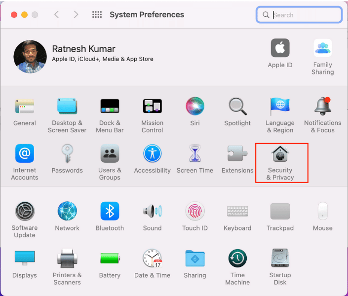 Unlock Mac With Apple Watch System Preferences On Mac