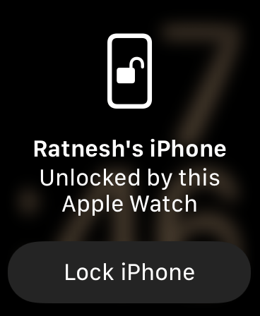 Unlock With Apple Watch