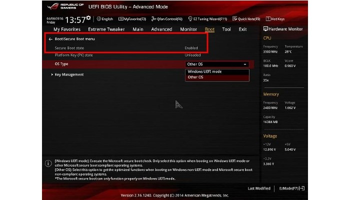 Windows 11 Secure Boot 1