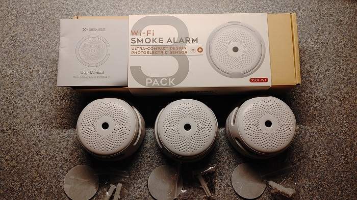 X Sense Wi Fi Smoke Detector Review Box