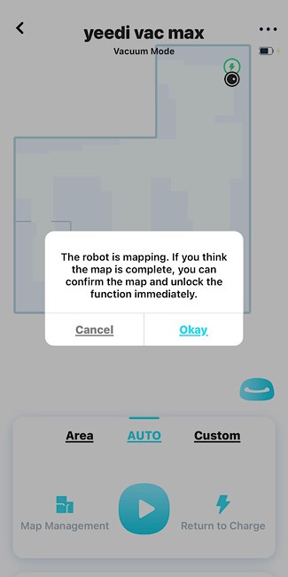 Yeedi Vac Max Incomplete