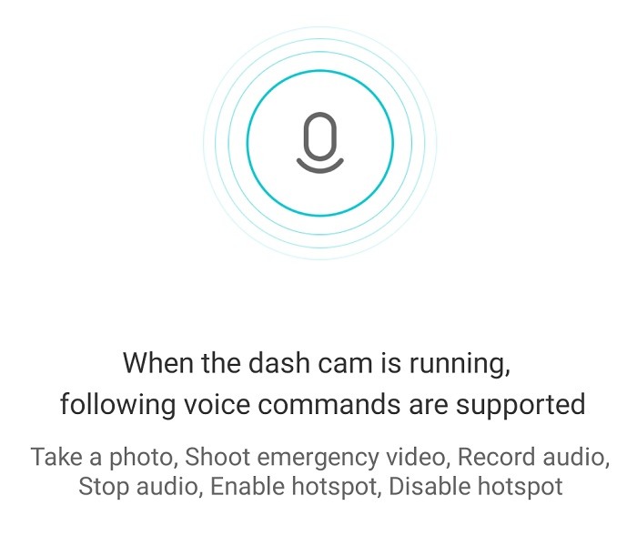 70mail Dash Cam M500 Review Voice