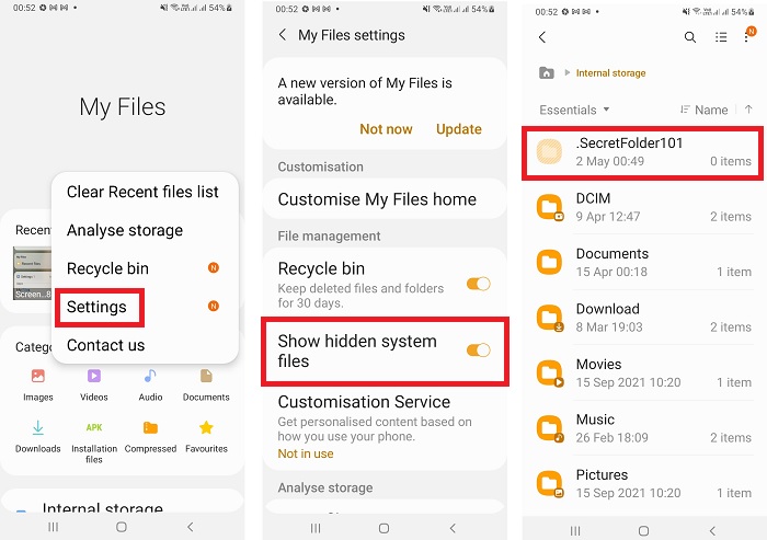 Android Safe Folder View Secret Folder