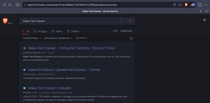 Duckduckgo Microsoft Trackers Brave
