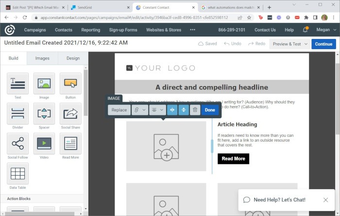 Ems Constant Contact Design