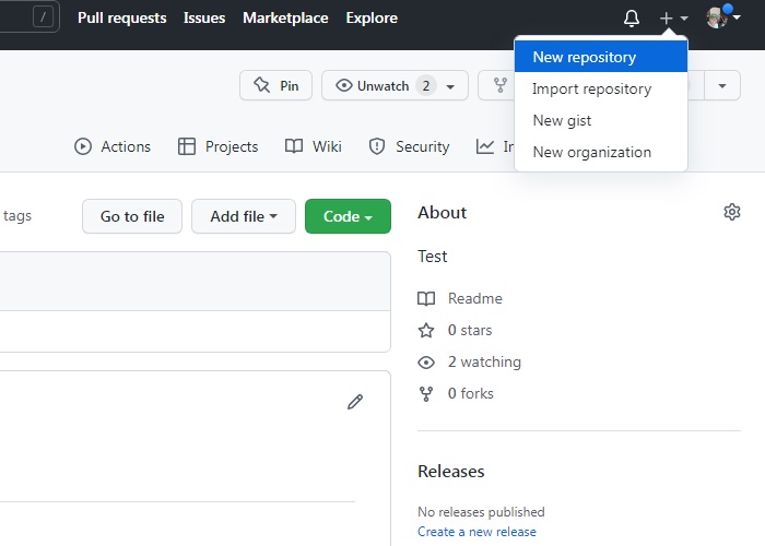 Github Add Animation Add New Repo 1