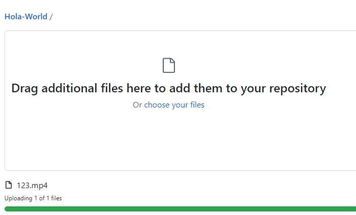 Github Add Animation Screenshot Mp4 Uploading