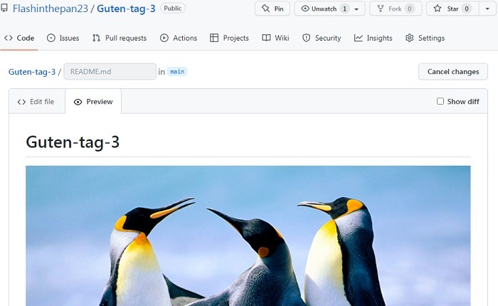 Github Add Animation Screenshot Preview