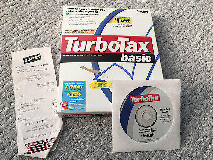 Intuit Turbotax Agreement Cd