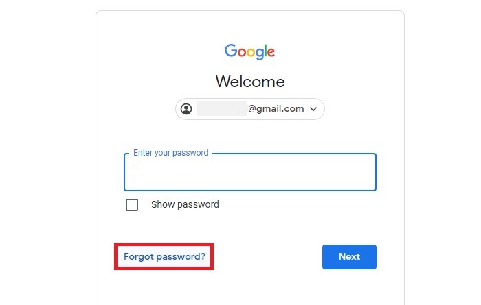 Locked Out Google Recovery Forgot Password