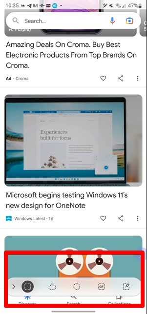 S Pen Smart Select Capture